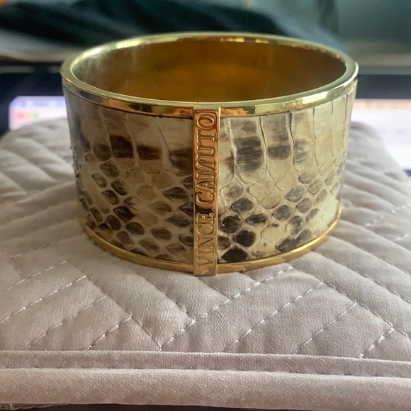 Vince Camuto Gold Tone Snake Cuff Bracelet - Picture 1 of 2